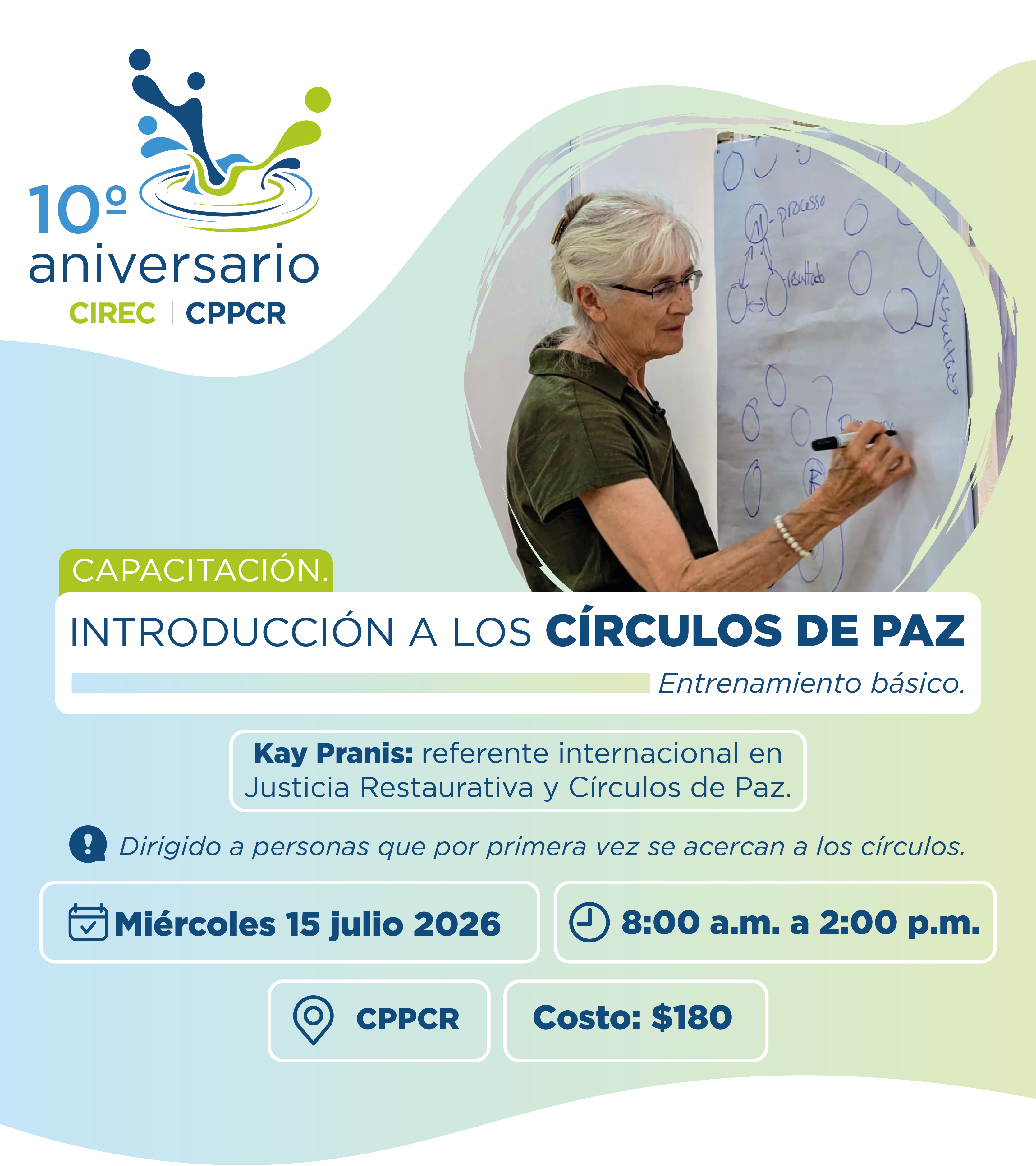 Día 1: 10° ANIVERSARIO CIREC: Introducción a los Círculos de Paz